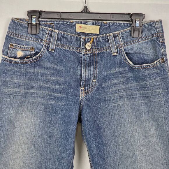 BKE Harbor Relaxed Crop Jeans women’s 30 Blue Denim - Picture 2 of 9